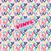 Printed Vinyl - Colorful Sketch Hearts | Printed Vinyl from The Glitter Guy