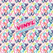 Printed Vinyl - Colorful Sketch Hearts | Printed Vinyl from The Glitter Guy