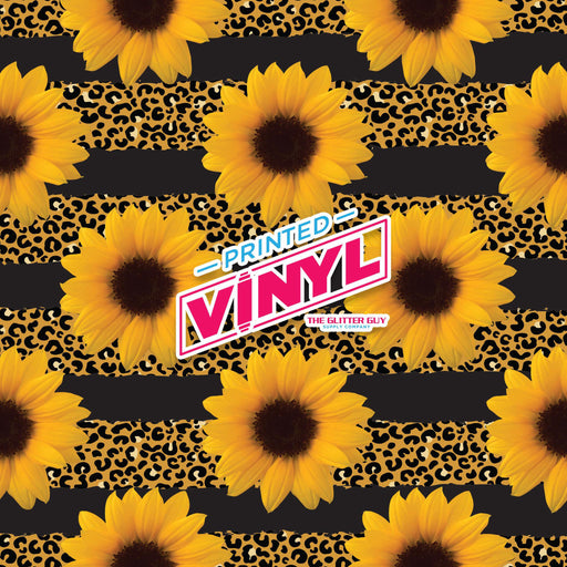 Printed Vinyl - Leopard Floral | Printed Vinyl from The Glitter Guy