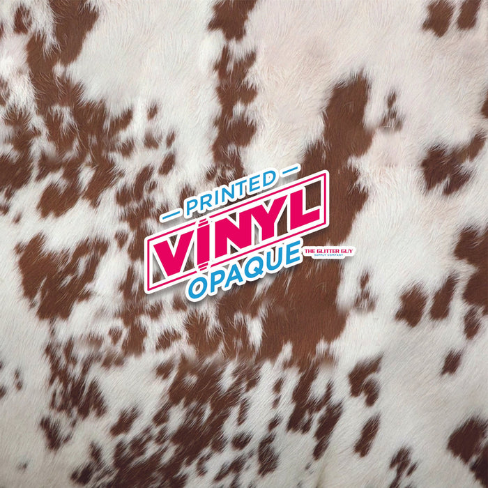 Printed Vinyl - Moo Hide | Printed Vinyl from The Glitter Guy