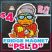 PSL D Fridge Magnet | Magnet from The Glitter Guy