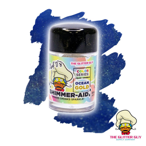 Shimmer - aid Edible Glitter Ocean Gold | Edible from The Glitter Guy