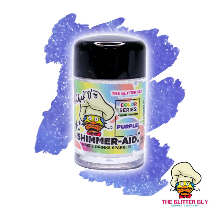 Shimmer - aid Edible Glitter Purple | Edible from The Glitter Guy