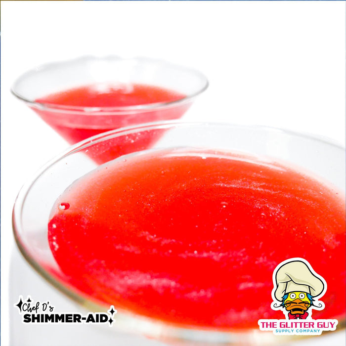 Shimmer - aid Edible Glitter Red | Edible from The Glitter Guy