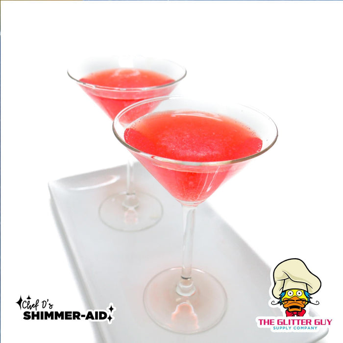 Shimmer - aid Edible Glitter Red | Edible from The Glitter Guy