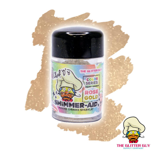 Shimmer - aid Edible Glitter Rose Gold | Edible from The Glitter Guy