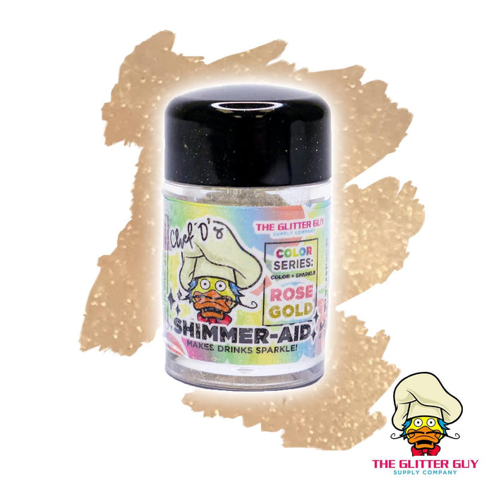 Shimmer - aid Edible Glitter Rose Gold | Edible from The Glitter Guy