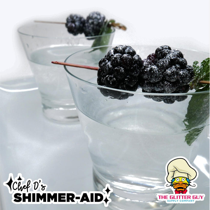 Shimmer - aid Edible Glitter (Silver) Original PEARL | Edible from The Glitter Guy