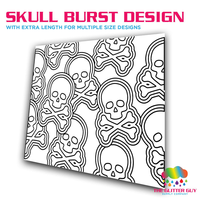 Skull Burst Design | Digital Download from The Glitter Guy