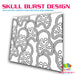 Skull Burst Design | Digital Download from The Glitter Guy