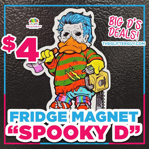Spooky D Fridge Magnet | Magnet from The Glitter Guy