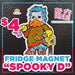 Spooky D Fridge Magnet | Magnet from The Glitter Guy
