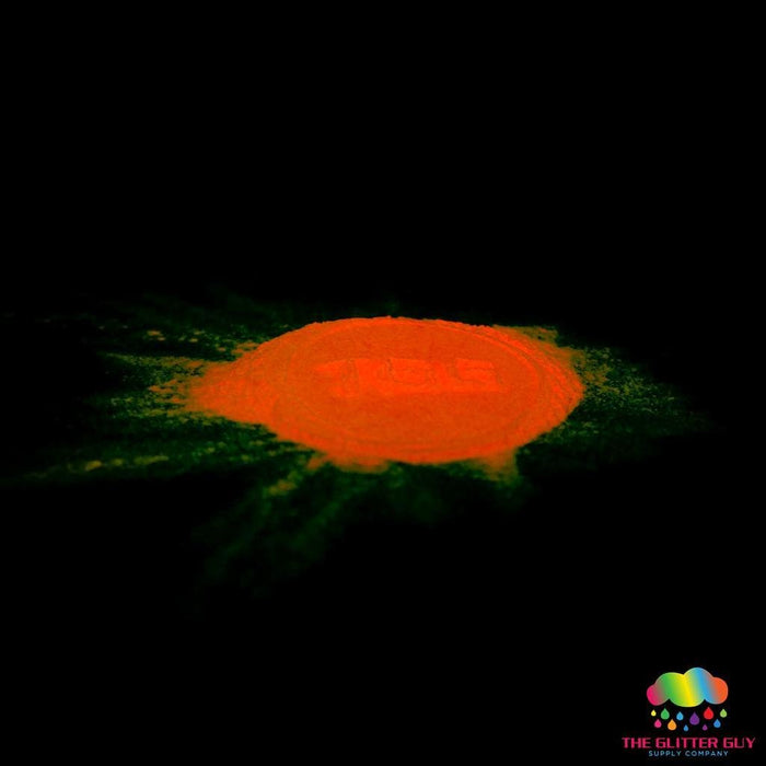 Spooky D's Glow Powder - Pink 2 Orange | Mica Powder from The Glitter Guy