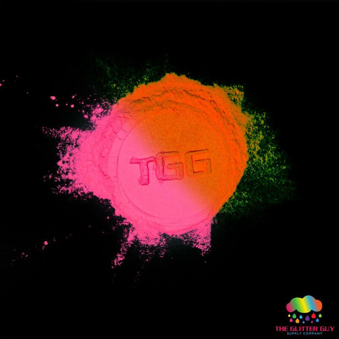 Spooky D's Glow Powder - Pink 2 Orange | Mica Powder from The Glitter Guy