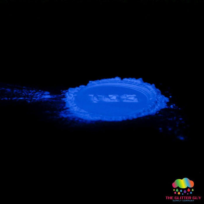 Spooky D's Glow Powder - Sky Blue | Mica Powder from The Glitter Guy