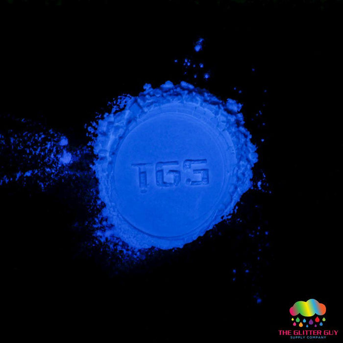 Spooky D's Glow Powder - Sky Blue | Mica Powder from The Glitter Guy