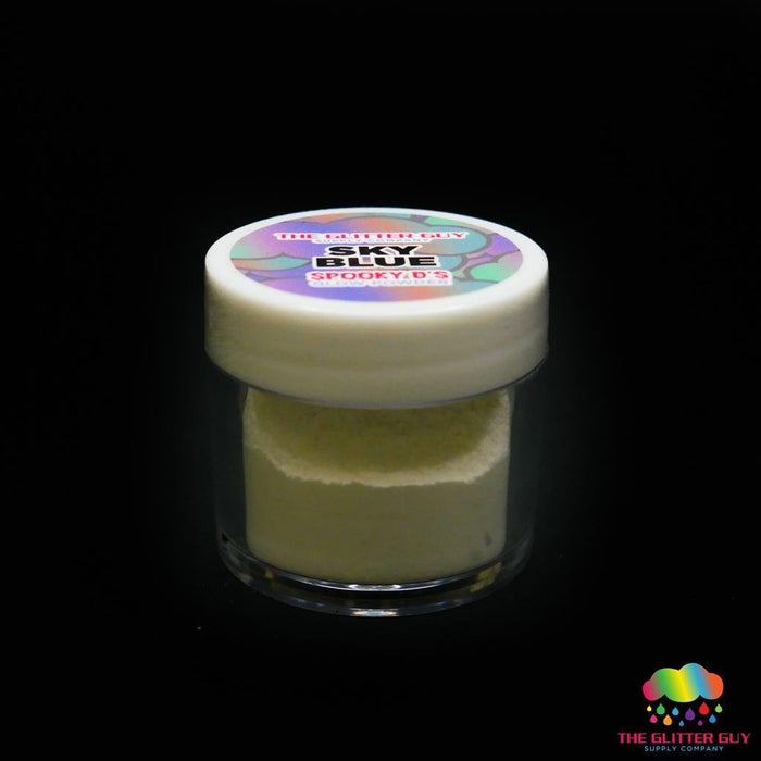 Spooky D's Glow Powder - Sky Blue | Mica Powder from The Glitter Guy