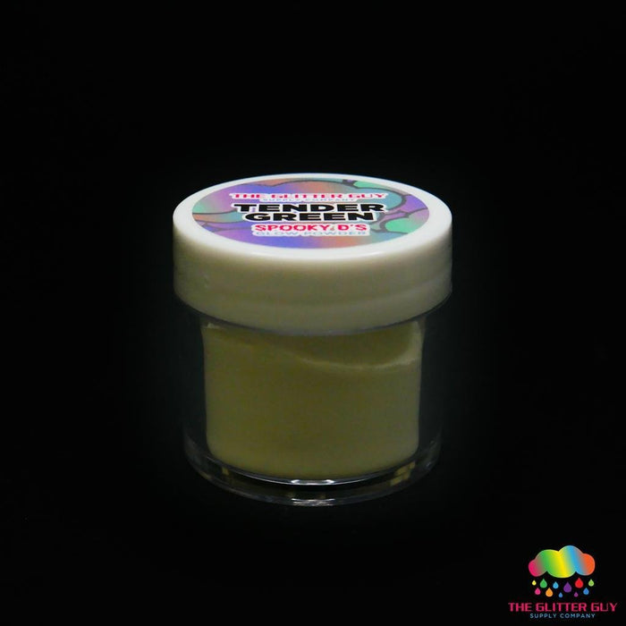 Spooky D's Glow Powder - Tender Green | Mica Powder from The Glitter Guy