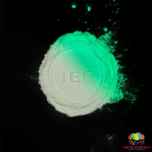 Spooky D's Glow Powder - Tender Green | Mica Powder from The Glitter Guy