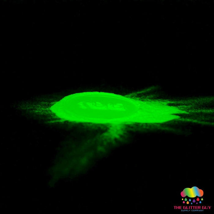 Spooky D's Glow Powder - Yellow 2 Green | Mica Powder from The Glitter Guy