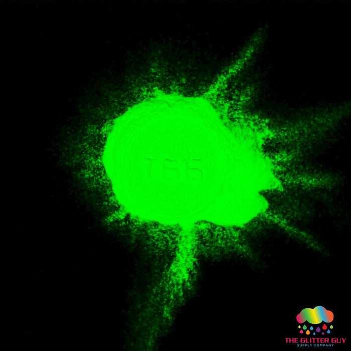 Spooky D's Glow Powder - Yellow 2 Green | Mica Powder from The Glitter Guy