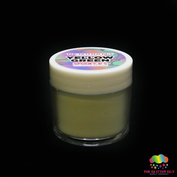 Spooky D's Glow Powder - Yellow Green | Mica Powder from The Glitter Guy