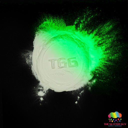 Spooky D's Glow Powder - Yellow Green | Mica Powder from The Glitter Guy