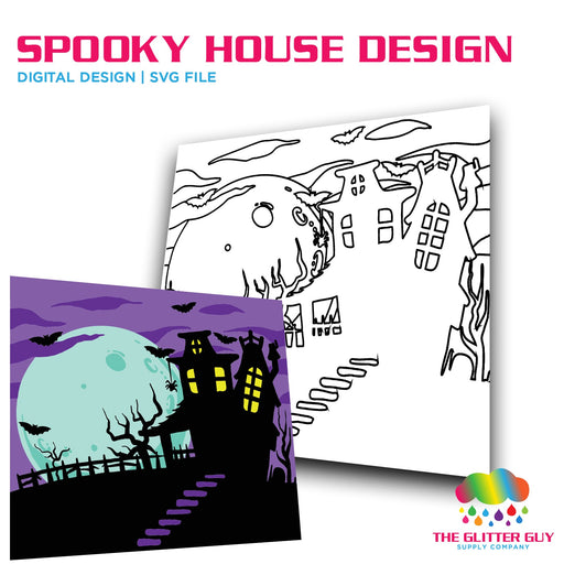 Spooky House | Digital Download from The Glitter Guy