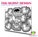TGG Burst Design (Duncan Custom Airbrush) | Digital Download from The Glitter Guy