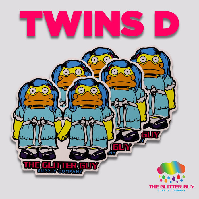 Twins D Sticker | Sticker from The Glitter Guy