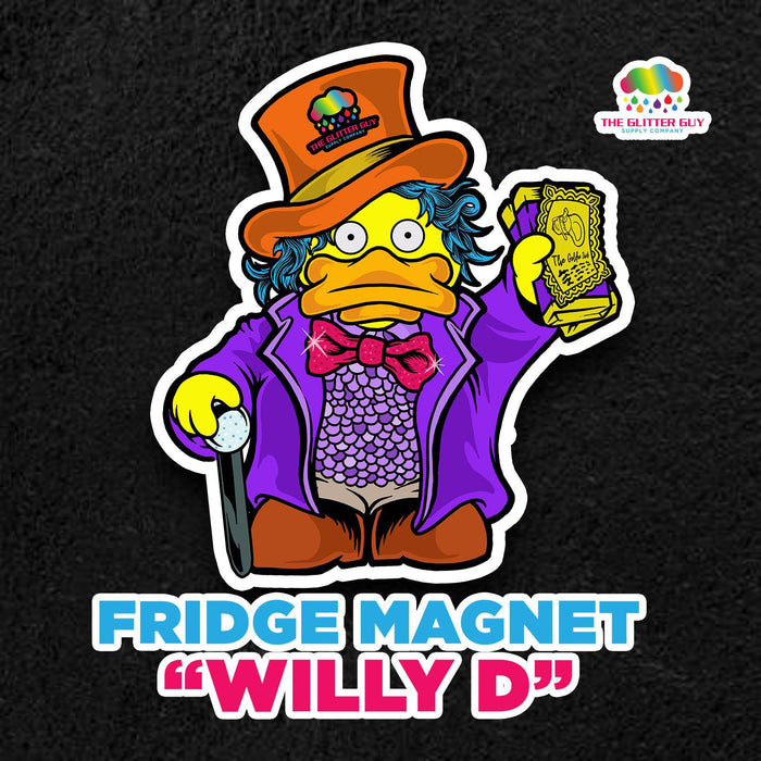 Willy D Fridge Magnet | Magnet from The Glitter Guy