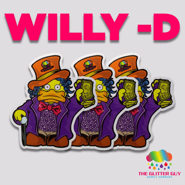 Willy D | Sticker from The Glitter Guy